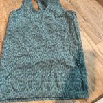 Athleta  Momentum Allure Tank Top Racerback Print Nylon Teal Size M Photo 1