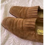 Ferragamo Women's Salvatore Suede Fringe Loafers Shoes Brown Size 8 1/2 A Photo 4