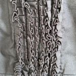 Black Ruffle Long Sleeved Blouse XL Photo 2