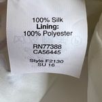 Madewell  Sandstar dress size 0 100% silk vine floral faux wrap cami ivory red Photo 6