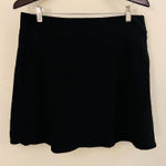 Athleta Black Skort Skirt with Shorts Built-in Size 14 Athletic Performance Photo 0