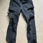 American Eagle Black Ripped Jeans Photo 0