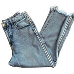 Wild Fable  Women’s Size 10 Jeans Zipper Detail High Rise Ankle Fray Hem Festival Photo 4