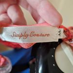 Simply Couture  XL Coral Pink and White Boho Western Tunic Dress Photo 1