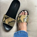 frame denim Frame Le Osborne LeatherSnake Sandals Photo 5