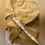Ralph Lauren Sport Size 4 Khaki Tan Cotton Twill Zip Up Chino Shorts Photo 6