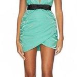 Revolve Superdown Lexi Sweetheart Mini Dress in Teal Size XS NWT Mermaid Blue Bow Photo 4
