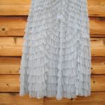 Mac Duggal  8055 High Neck Ruffle Short Sleeve Tiered A Line Dress Photo 12