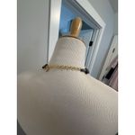 David Aubrey Necklace 18k Gold Plated Brass Chain Geometric Vintage Photo 4