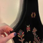 ZARA Velvet Embroidered Mini Dress XS | Boho Western Whimsygoth Party Photo 12