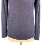 Anthropologie Sunday In Brooklyn Navy Twist Hem V-Neck Knit Sweater Photo 7