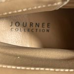 Journee Collection Gray Suede Ankle Boots WD11 Block Heel Side Zip Booties Photo 9