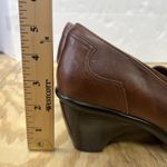 Dansko  Ren Shoes Women 40 Slip On Loafer Heels Pumps Brown Leather Office Career Photo 9