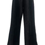 Black Flare Leggings Bell Bottoms High Waisted Size Small New Cotton Blend Photo 0