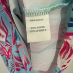 Aryeh  Size Medium Dress Blue Pink‎ Sleeveless Maxi Stretch Summer Beach Pool Photo 4