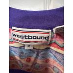 Westbound Vintage  Colorful Print Top Women M 80s Grunge Nostalgia Fresh Prince Photo 1