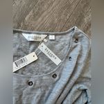 Allison Taylor  Gray Cold Shoulder Top Photo 10