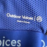 Outdoor Voices  Court Dress L/XL DD Cup Blue Tennis Pickleball Zip Built-in Bra Photo 4