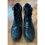 Ash 
Wolf‎ Studded Leather Combat Boots Photo 1