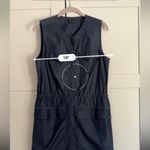 Theory  Denim dress, full front zip, front pockets size medium style Praia Photo 4