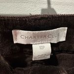 Charter Club  Brown Corduroy Pants Photo 2