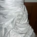 David's Bridal Beautiful David's Taffeta White Pickup Tiered Strapless Gown! Photo 2