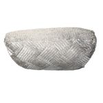 VTG 80s NYE Carla Marchi Silver Hand Beaded Shoulder Bag Evening Clutch Purse Photo 6