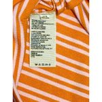 Free People NWOT  Sunday Afternoon Striped Orange Cutout Top Size XL Photo 6