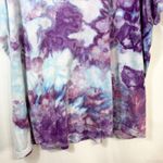 Bobbie Brooks Plus Size 2X Top Handmade Purple Tie Dye Sequin Short Sleeve 918 Photo 9