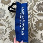 B&N Bookstore Barnes & Noble Bag of Books Tote Bag Canvas Blue New Photo 2