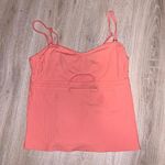 Time And Tru  orange open belly tankini swimsuit top Photo 0