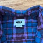 Obey Flannel Top Photo 1