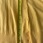 J.Crew J.‎ Crew The Caryn Cardigan Butter Yellow Button Up Sweater Women's Large Preppy Photo 3
