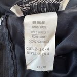 Entourage Vintage ‘80s Sheer Black Ruffled Bodice Knee Length Cocktail Dress Photo 8