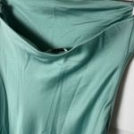 House Of CB  Alette Jade Satin Strapless Maxi Dress M Photo 10