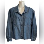 Madewell  BLUE Denim Shirt Photo 1