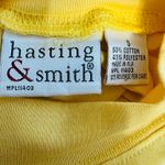 Hasting & Smith  Yellow Sleeveless Women's Top Photo 2