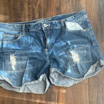 Arizona Jeans Arizona Jean Company Blue Distressed Jean Shorts Photo 0
