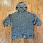 Old Navy  grey ribbed hooded sweater size xs Photo 1