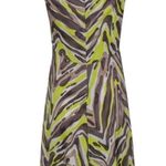 Trina Turk Silk Printed Ruched Dress Photo 2