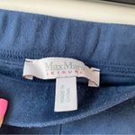 Max Mara  Leisure Brera Faux Suede Pants Blue XXL Photo 3