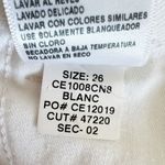 Current/Elliott The Arroyo Ultra High Mom Jean Pleated White Size 26 Photo 16