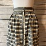Corey Lynn Calter Black and Cream Striped Skirt Size 4 Photo 4