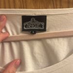 Angie  white womens shirt size large Photo 2