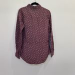 Columbia Womens Polka Dotted Preppy Casual Button Down Roll Tab Sleeve Size M Photo 1