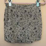 Vintage Lily's of Beverly Hills Black Print Skirt Size‎ 8 built in shorts. USA Photo 0