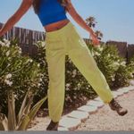 Free People Movement Mesmerize Me Cargo Pants in Afterglow sz medium NWOT Yellow Photo 2