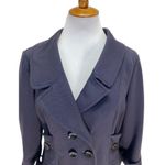 Sandro  Sportswear Peacoat Gray Size M Classic Stealth Wealth Preppy Quiet Luxury Photo 7