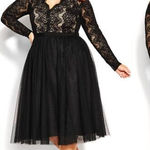 City Chic New! Rare Beauty Dress - black, size 18 Photo 0