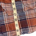 Linda Anderson plaid with crochet long sleeve button down shirt size xl Photo 7